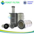 FORST Industrial Pleated Filter Material Komprimierter Aluminium Luftfilter